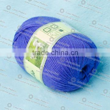 4/10nm wool and alpaca hand knitting yarn on ball