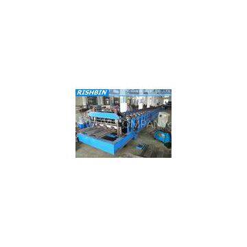 Manual Decoiler Comflor Deck Roll Forming Machine with 80 mm Shaft Diameter