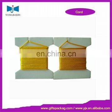 cheap golden Korea silk cord as bag string china supplier