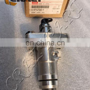 4LE1 fuel injector pump 8-97147580-1, excavator spare parts