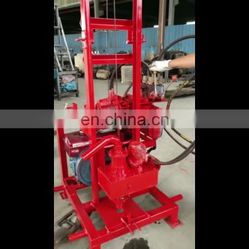 200m Dth Wheel Mounted Rotary Portable Diesel Drill Rig For Water Well Drilling