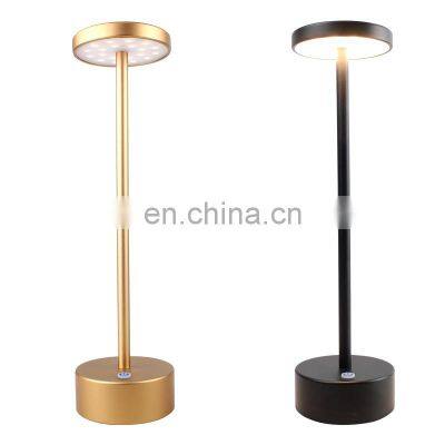 2021 Newest Modern Restaurant Cordless Rechargeable Table Lighting Nordic Hotel LED Bed Side Table Lamp