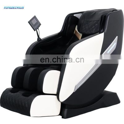 NINGDECRIUS Chinese Factory 4D Zero Gravity Shiatsu Heating Kneading Tapping SL Track Luxury Full Body Electric Massage Chair