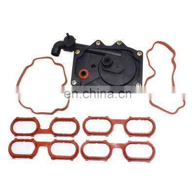 New Engine Intake Manifold Cover Crankcase Vent Valve Gasket for BMW Set of 7
