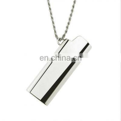 Creative Wholesale Lighter Case Pendant Lighter Necklace For Men