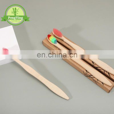 ECO friendly Colored Natural Bamboo Toothbrush