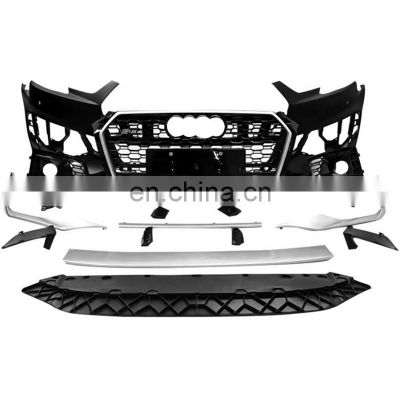 Front Bumper with Grill For Audi A4 S4 B9 Car Bodykit for Audi A4 S4 B9 Car bumper for Audi A4 S4 B9 2017 2018 2019