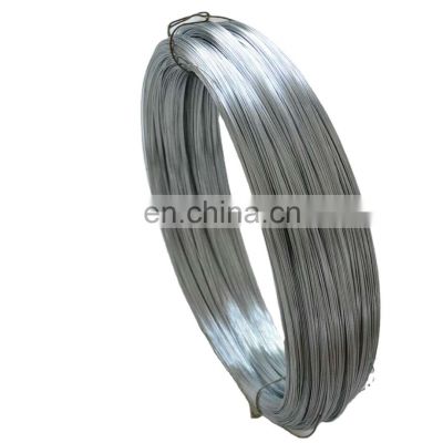 China factory 12 gauge 0.3mm galvanized steel wire galvanized oval wire price