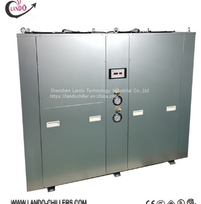 Lando Supply Hydroponics Chiller with heating or cooling for the nutrient solution in large commercial hydroponic systems