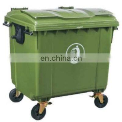 cheap prices medical bin plastic trash can industrial 1100 liter waste container