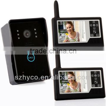 3.5" Wireless Video Door Phone Doorbell Intercom System With Ir Camera Waterproof