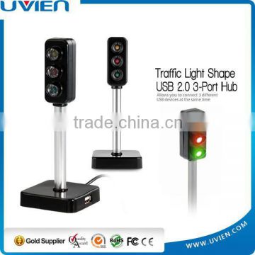 Traffic Light Shaped 3-port USB 2 0 HUB