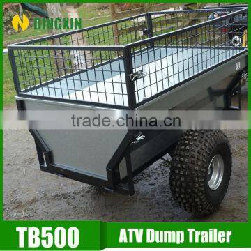 small garden 500kgs Galvanized car towed trailer