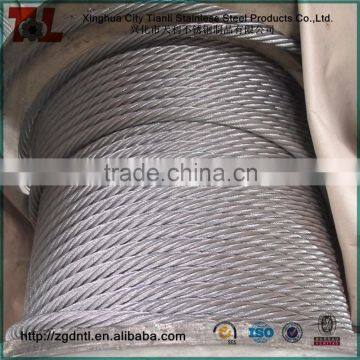 316 7x7 1mm Stainless Steel Rope with Tensile Strength 1470N/mm2