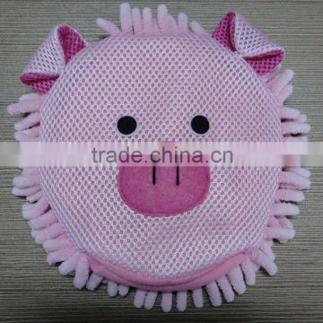 Microfiber Cleaning hand towel with animal head