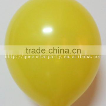 Latex balloons party balloons standard / pastel color yellow