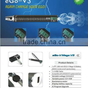 Sailebao the latest ego vv3 variable battery directly wholesale from SLB factory,v3 battery