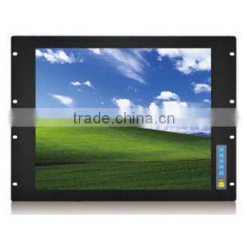 19"Rackmount Industrial monitor with widely working voltage/temperature