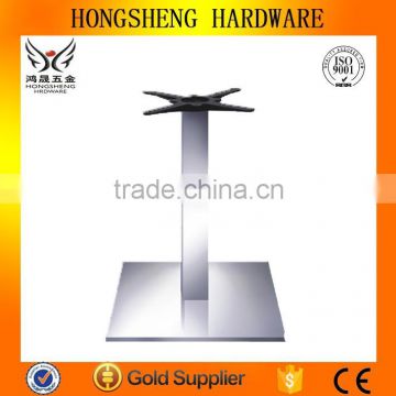 HS-A062C square 201#stainless steel table leg square tube table leg metal coffee table legs