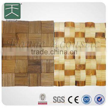 Modern 3d interior decorative antiques indoor wood wall panel