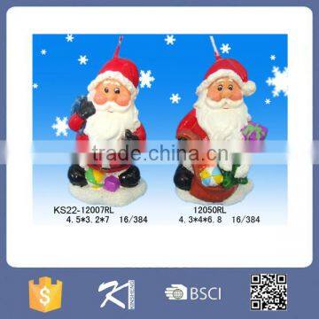 Xiamen santa claus shape paraffin candle wax