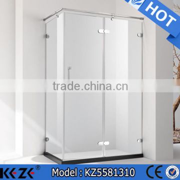 Portable one person standard size hidden tempered shower