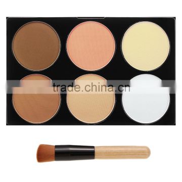 High quality 6 Color Cosmetics Beauty Foundation Face Powder Waterproof Foundation Stick Makeup