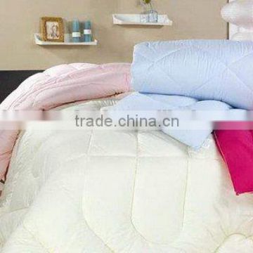 100% cotton down-proof fabric comforter set many colors China manufacturer