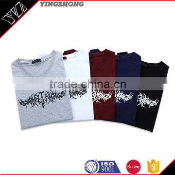 OEM service china manufacturer high quality silk screen printing t shirt stock t-shirts for men