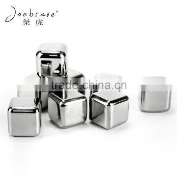 Stainless Steel Whiskey Stones, Reusable Customized Ice Cube with Logo                        
                                                Quality Choice