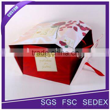 Custom folding closure cardboard gift magnetic box