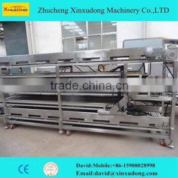 stainless steel mesh belt conveyor in cold storage