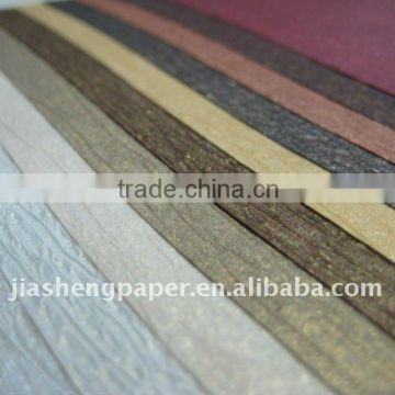JS Coated Embossing Colored Fancy Paper 120g FP001-020 paper packaging