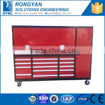 High quality Metal hardware mobile work bench tool chest roller cabient with wheels for sale