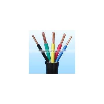 Factory low price coppper conductor PVC insulation electrical H05VV-F/SJT cable