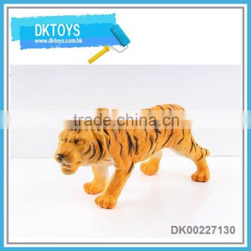 Roto cast tiger soft PVC animal with PP cotton stuffed
