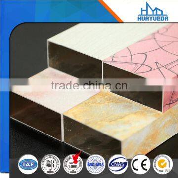 Wooden Coated Decoration Aluminium Profiles with High Quality