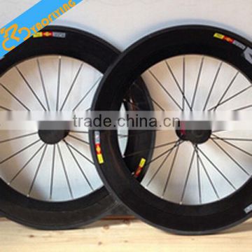 Hot 700c carbon wheelset china matte or glossy road bike wheelset carbon fiber