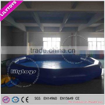Skillful manufacturer blue durable swimming product inflatable pool with moderate price