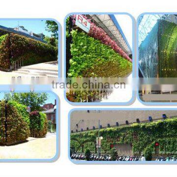 garden wall pot holders, landscape modelling of flower wall