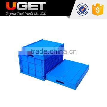 OEM&ODM quality stackable euro plastic foldable logistic divide crate