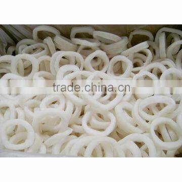 Frozen pure white squid ring