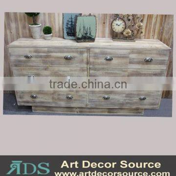 ADS distressed reclaimed wood cabinet