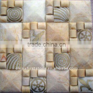 Beige Mosaic Wall Tile FSMT-162