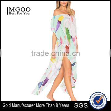 Custom OEM Manufactory Off Shoulder Designer Clothing Irregular Hem dress