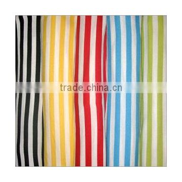 Feeder-Stripe polyester fabric