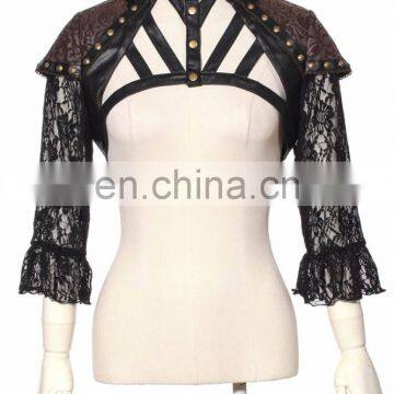 Steampunk shoulder bolero-shrug