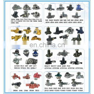 Original/OEM parts diesel engine S6D102E S4D102 water pump 6736-61-1202