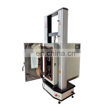 Rubber high low temperature chamber material tensile strength testing machine