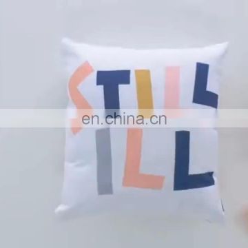 2020 Hot Sale Silk Pillow Case Pillow Case Embroidery Pillow Case Cushion Cover